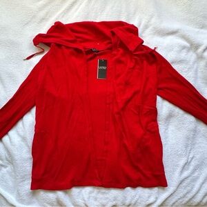 Ralph Lauren Bold Red Cardigan
